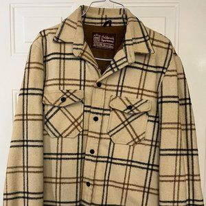 Vintage Oakbrook Sportswear Wool Plaid Jacket Lg Thick Wool Lined Heavy Outdoor